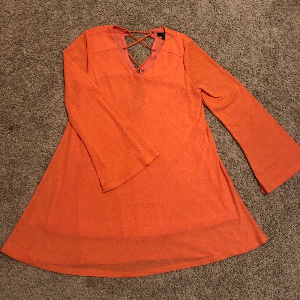 Coral dress-Size Small